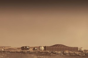 ELLITORAL_396015 |  ICON Representación visual en Marte del concepto Mars Dune Alpha.