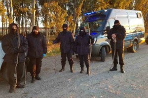 ELLITORAL_313737 |  Gentileza Trabajan unos 200 hombres de la Policía Federal, Prefectura, y Gendarmería.