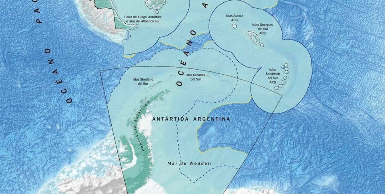 Argentina incluyó la plataforma continental en sus nuevos mapas