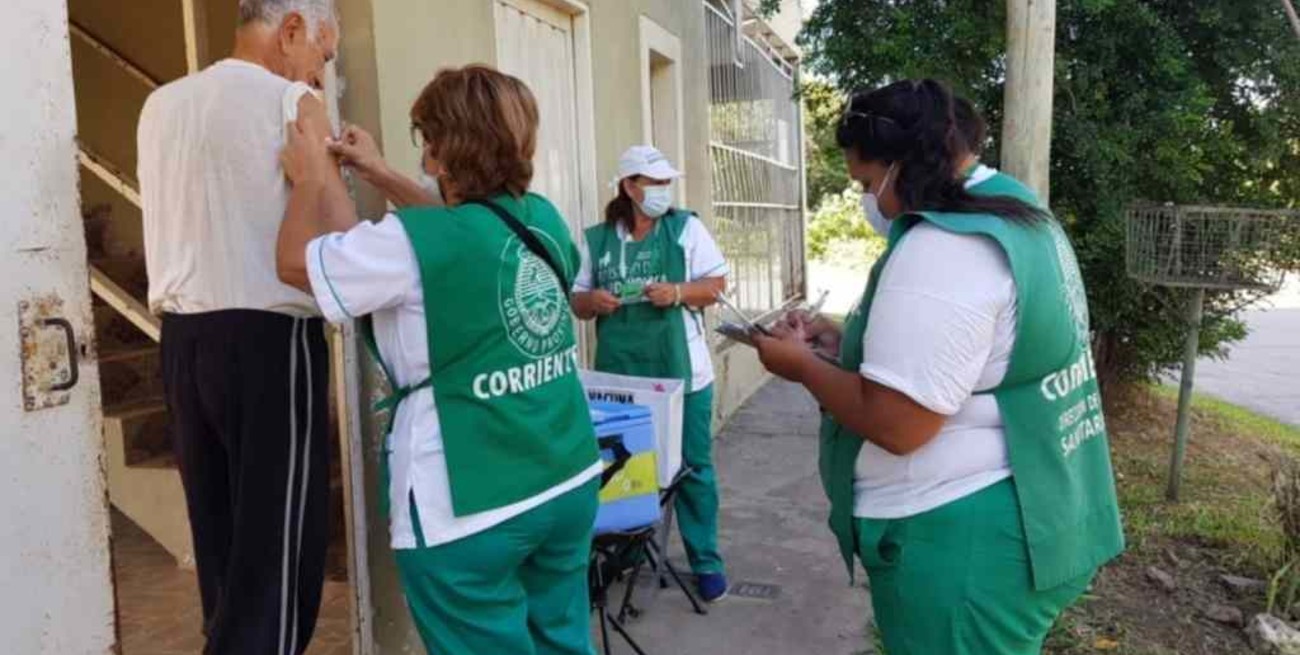 Corrientes comienza a vacunar contra coronavirus a mayores de 65 años 