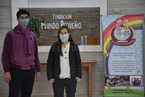 ELLITORAL_312234 |  Flavio Raina Caras visibles. Raúl Dalinger y su esposa Natalia Alfonso llevan adelante la Fundación Mundo Pequeño junto a un grupo de 30 colaboradores.