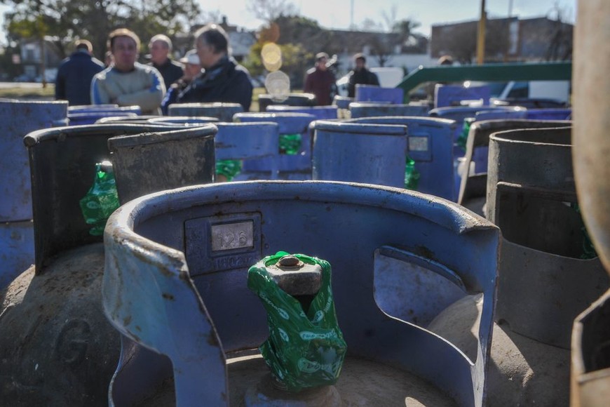 ELLITORAL_333560 |  Archivo El Litoral Garrafa de gas a 80 pesos - Foto: Municipalidad Santa Fe