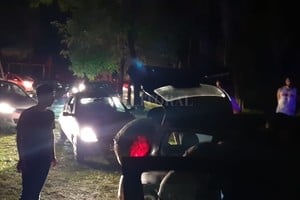 El Litoral Tras la llegada de los uniformados los concurrentes se retiraron.