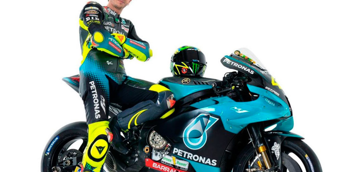 Valentino Rossi presentó su moto para el próximo mundial