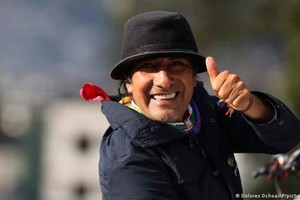 Gentileza Yaku Pérez, candidato indígena a la presidencia de Ecuador.