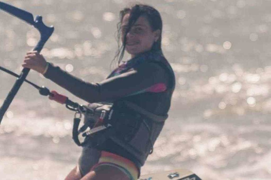 ELLITORAL_387961 |  Gentileza Angelina Gobbato (14), encara por estos meses uno de los desafíos más grandes en su corta y prematura carrera como deportista.