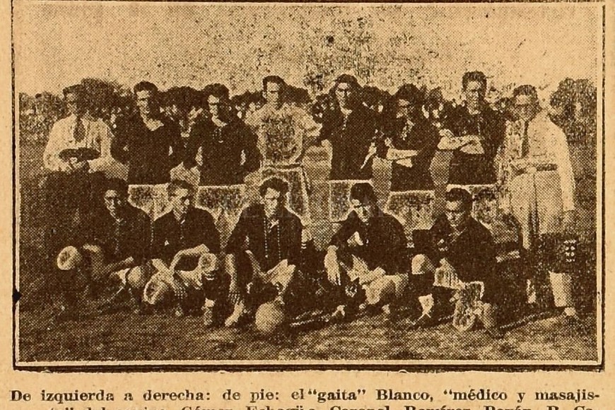 ELLITORAL_381826 |  Archivo El Litoral Equipo de Colón campeón 1923.
