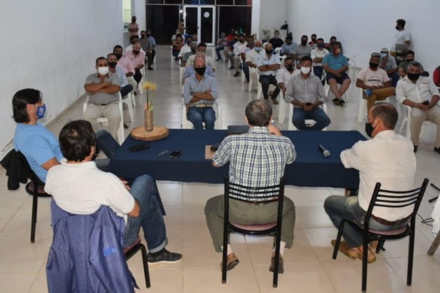 ELLITORAL_360688 |  Gentileza Reunión de la Comisión Municipal de Pesca