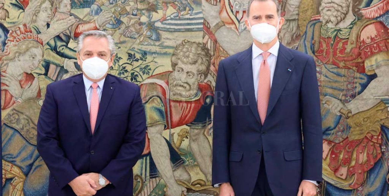 Fernández se reunió con el Rey Felipe VI y hará lo propio con el presidente Sánchez