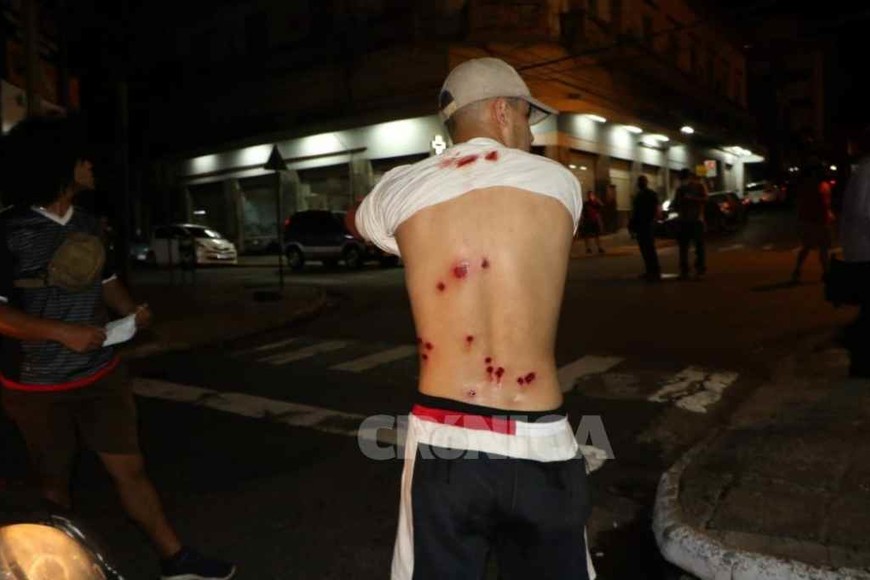ELLITORAL_360845 |  Gentileza La imagen de un manifestante, víctima de la represión.