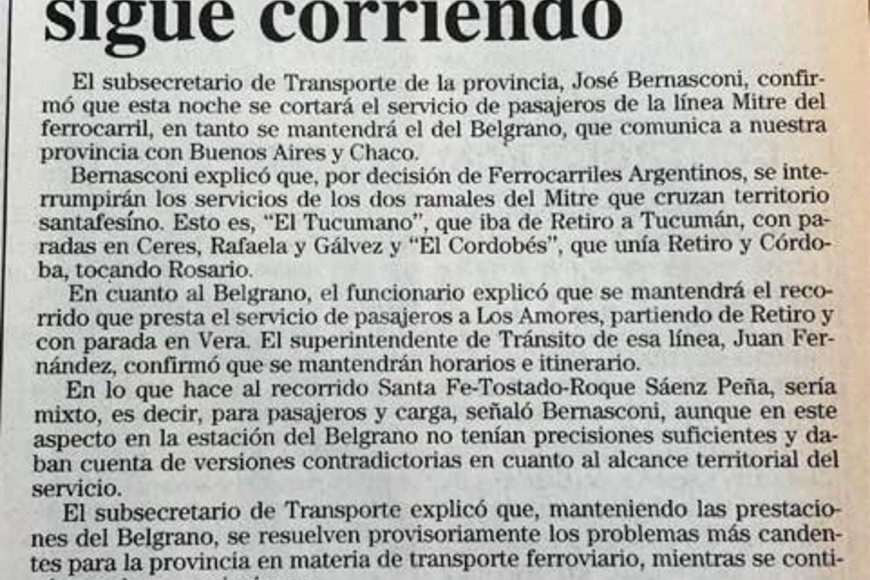 ELLITORAL_408859 |  Archivo El Litoral