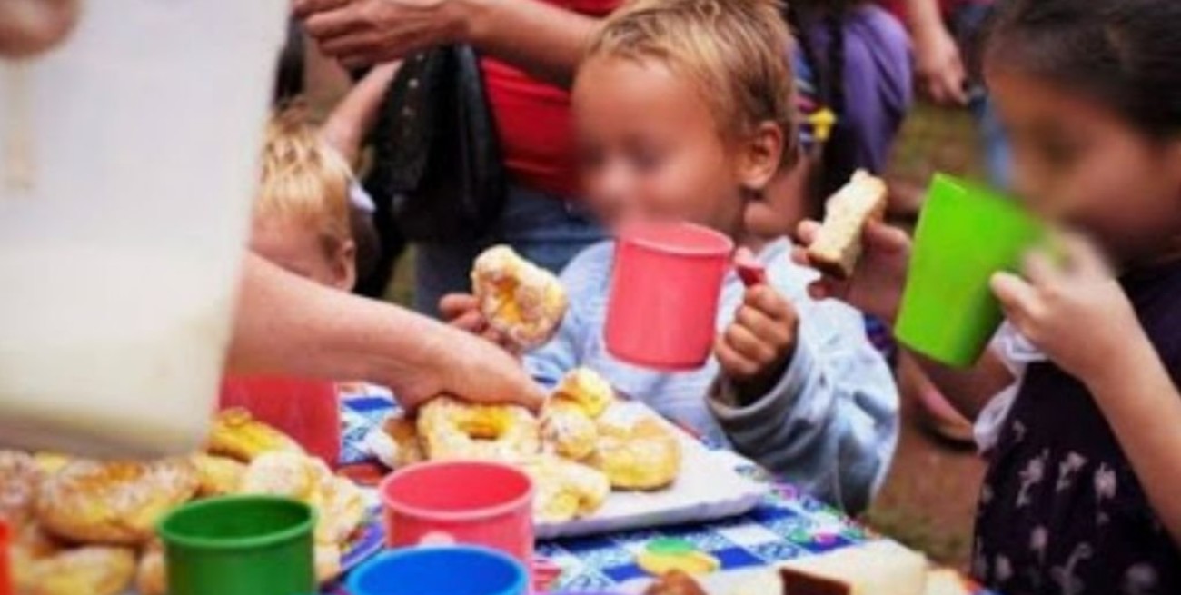 De los niños que van a comedores el 42,1%  presentan signos de malnutrición