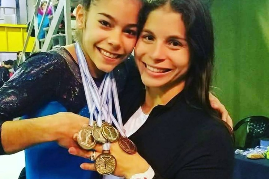 ELLITORAL_391070 |  Gentileza Abigail junto a  Vanesa Molina, su entrenadora desde 2014