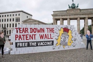 ELLITORAL_425176 |  Gentileza Campaña a favor de la exención temporal de las patentes de las vacunas anticovid en Alemania.