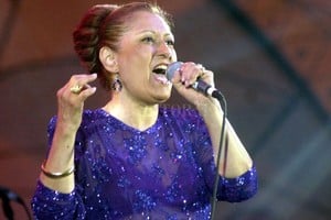 Archivo Ramona en una de sus presentaciones en el Festival de Cosquín