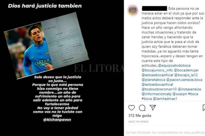 ELLITORAL_361282 |  Gentileza La denuncia de la joven en Instagram.