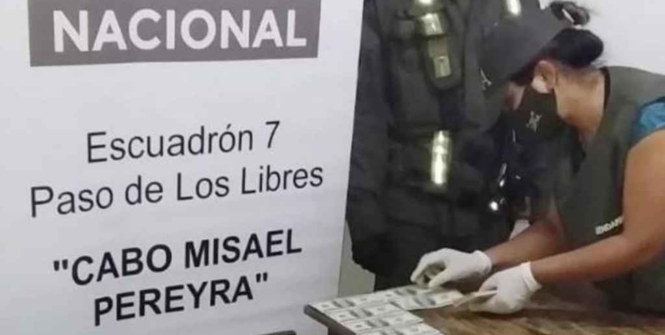 Corrientes: un hombre traficaba más de 50 mil dólares en paquetes de yerba