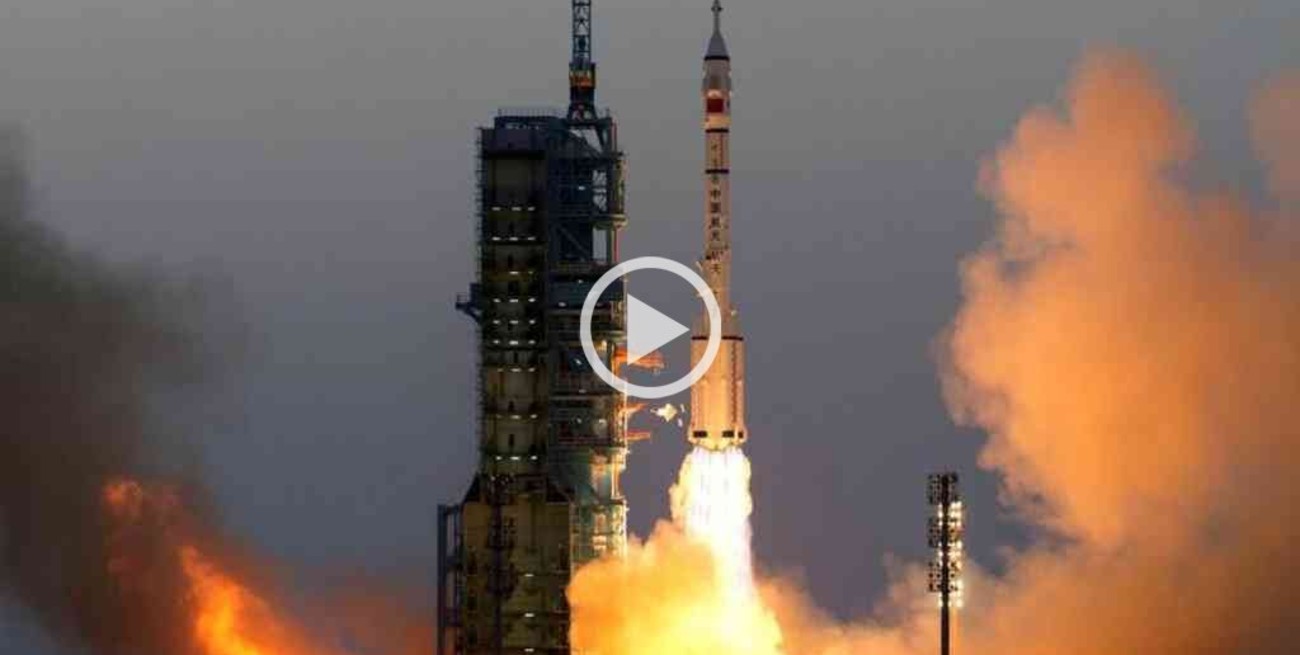 Despegó con éxito la misión espacial tripulada más extensa de China