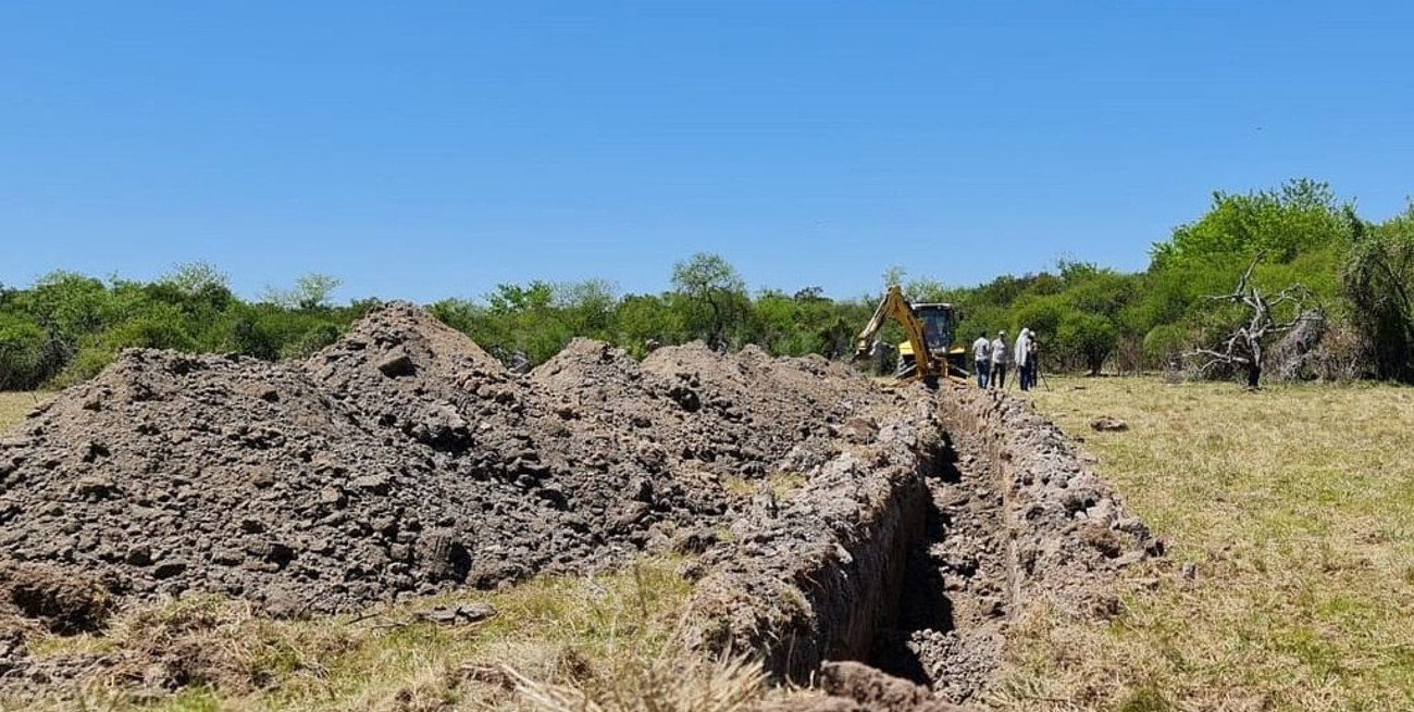 Comenzaron las excavaciones a 50 km de Santa Fe en busca de restos de desaparecidos 