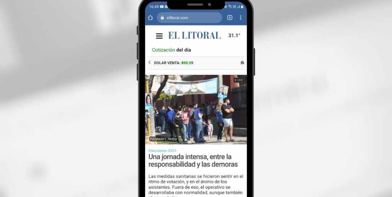 Descargá la app de El Litoral y bajá las noticias más rápido
