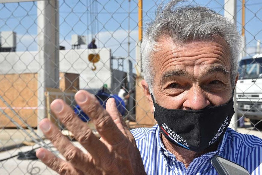 ELLITORAL_343457 |  Flavio Raina Roberto Gioria, secretario de Recursos Hídricos de la Provincia