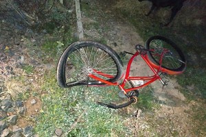 ELLITORAL_392808 |  Prensa URXV El ciclista salvó milagrosamente su vida tras ser impactado por una formación del Belgrano Cargas.