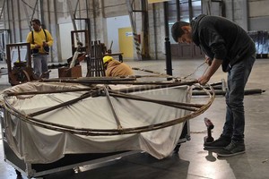 ELLITORAL_181369 |  Gentileza Municipalidad de Santa Fe Se realizan trabajos de reacondicionamiento de la Estación Belgrano para recibir la mega muestra