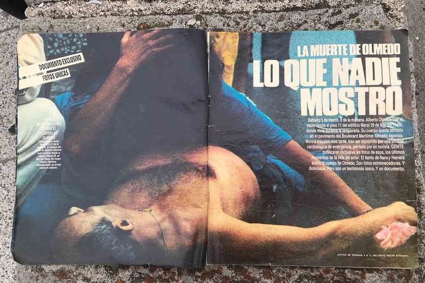 ELLITORAL_360690 |  Gentileza Las fotos del gran cómico nacional sin vida tendido sobre el piso inundaron las primeras planas de todos los medios de la época.