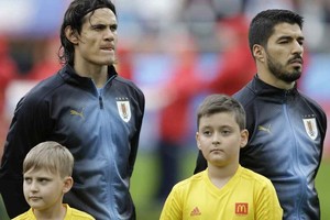 ELLITORAL_384049 |  Gentileza Cavani y Suárez serán titulares ante Argentina, en una línea ofensiva que será completada por De La Cruz.