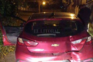 ELLITORAL_401454 |  El Litoral El Chevrolet Cruce que fue robado a un vecino de Villa California y luego hallaron abandonado en un camino.