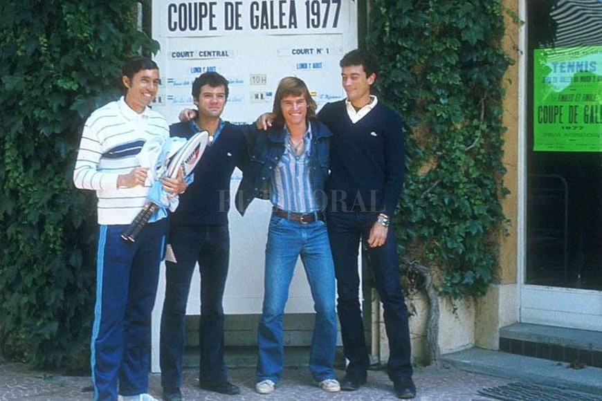 ELLITORAL_331973 |  El Litoral Este cuarteto pasó a la historia. Con el Pato Rodríguez de entrenador, Clerc, Dalla Fontana y Gattiker marcaron uno de los hitos más trascendentes al ganar la Copa Galea en 1977.