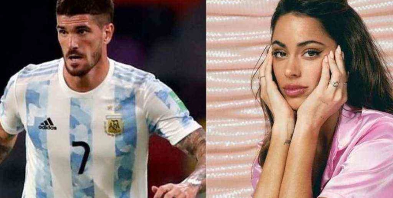 Crecen los rumores de romance entre Rodrigo de Paul y Tini Stoessel: la remera que ¿deschavó al jugador?