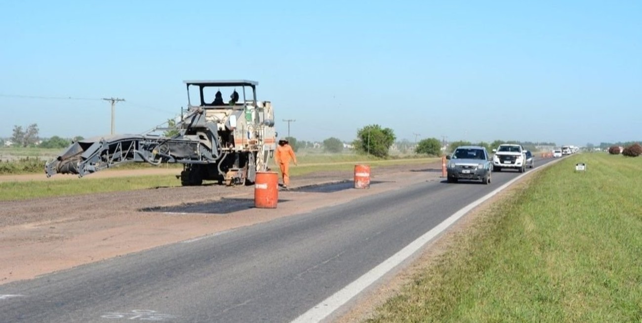 Siguen las obras de repavimentación de la Autopista Rosario-Córdoba