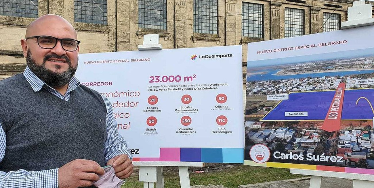 Carlos Suárez y Carolina Losada proponen que las 23 hectáreas de la Estación Belgrano sean cedidas a la ciudad de Santa Fe