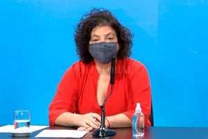 ELLITORAL_382129 |  Noticias Argentinas Vizzotti, ministra de Salud.