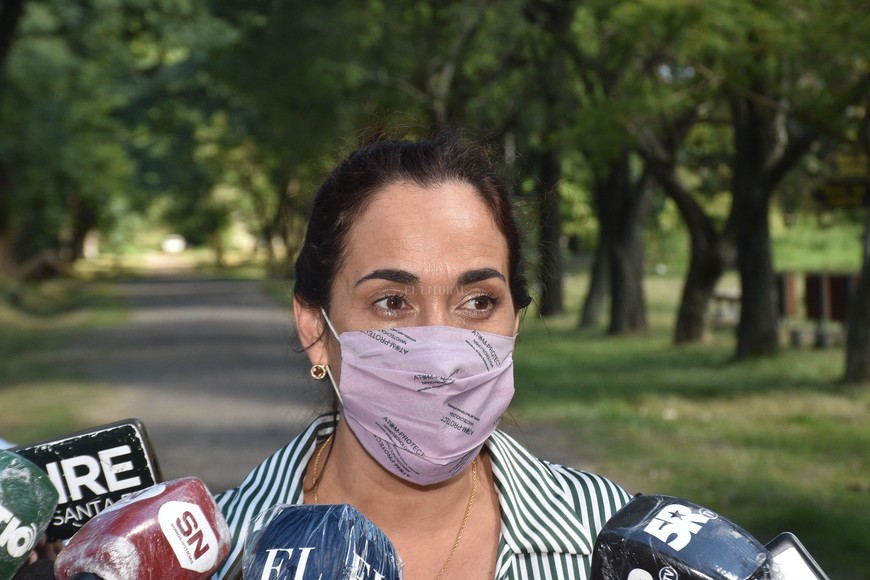 ELLITORAL_432031 |  Flavio Raina La ministra de Ambiente y Cambio Climático de la provincia, Erika Gonnet
