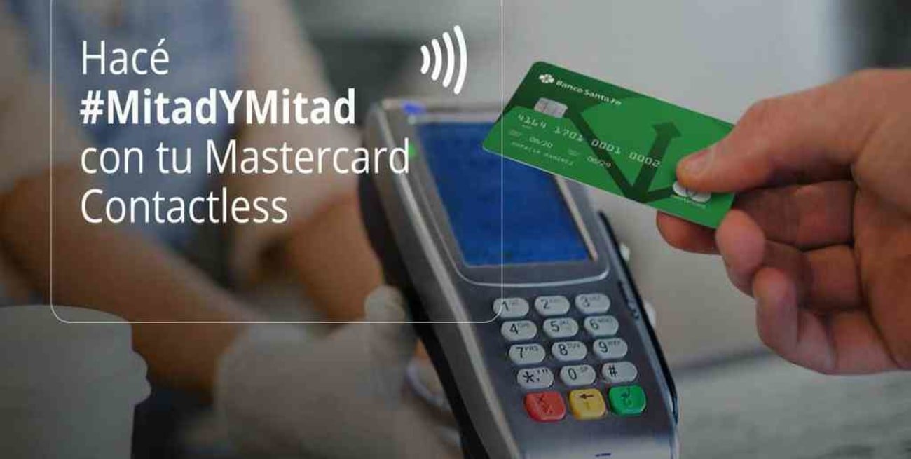 El Banco Santa Fe ofrece 50% de descuento en supermercados con la tarjeta Mastercard Contactless