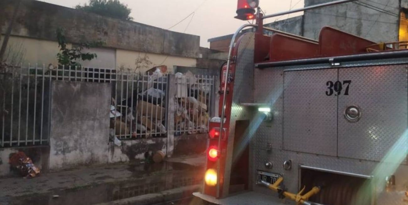Video: incendio en un domicilio de Corrientes
