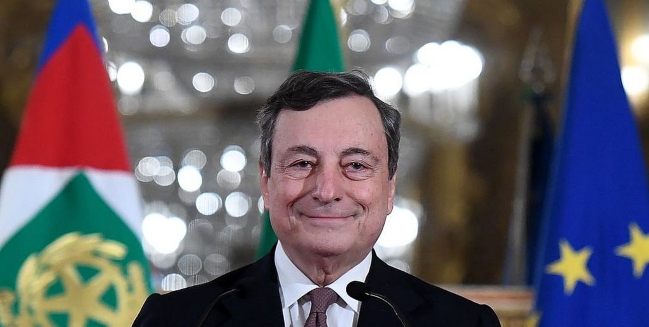 Mario Draghi fue confirmado como primer ministro italiano por el Parlamento