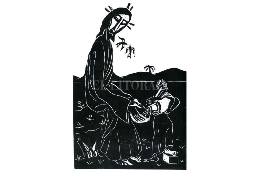 ELLITORAL_427736 | Gentileza Prof. Roberto Favaretto Forner Grabado del Dr. Agustín Zapata Gollán.