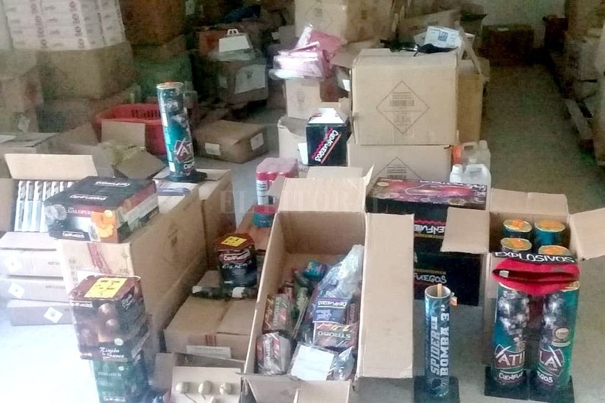 ELLITORAL_345660 |  Gentileza Parte del material secuestrado durante el operativo de control.