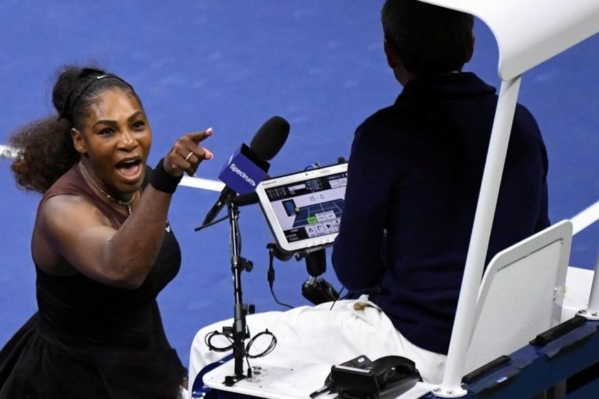 ELLITORAL_222534 |  Internet Serena Williams, campeona de 23 Grand Slam y considerada una de las mejores deportistas de todos los tiempos, protagonizó un escándalo el sábado en la final del Abierto de Estados Unidos.