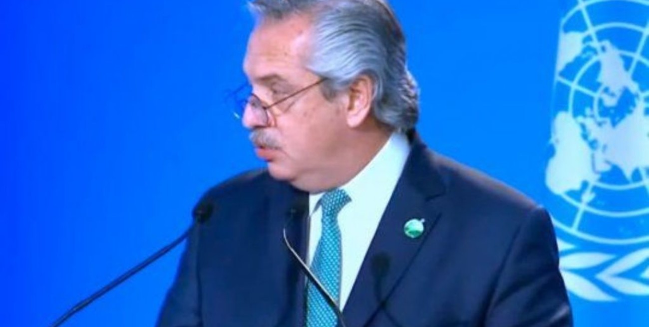 Alberto Fernández expuso en la COP26 y propuso "canje de deuda por acción climática"