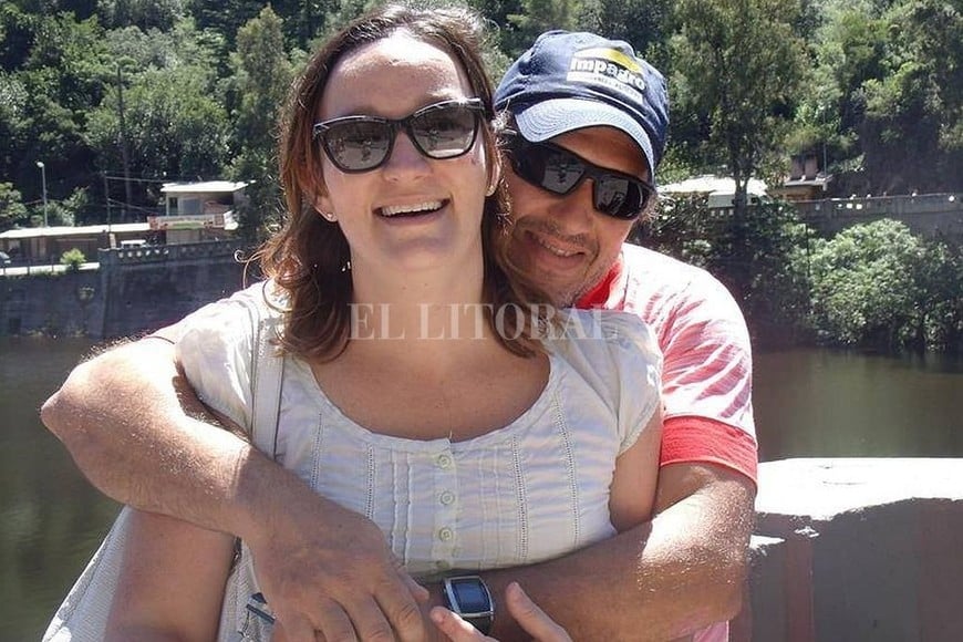 ELLITORAL_422984 |  Archivo El Litoral Danisa Canale junto a su marido y femicida, Jorge Trossero.