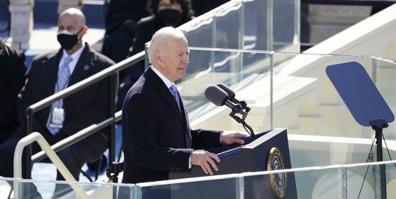 "La democracia ha prevalecido", aseguró Joe Biden en su discurso inaugural