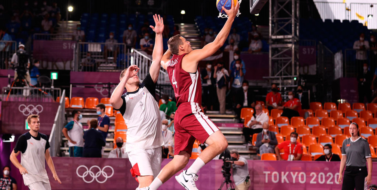 Estados Unidos y Letonia se quedaron con el oro en 3x3 de básquet