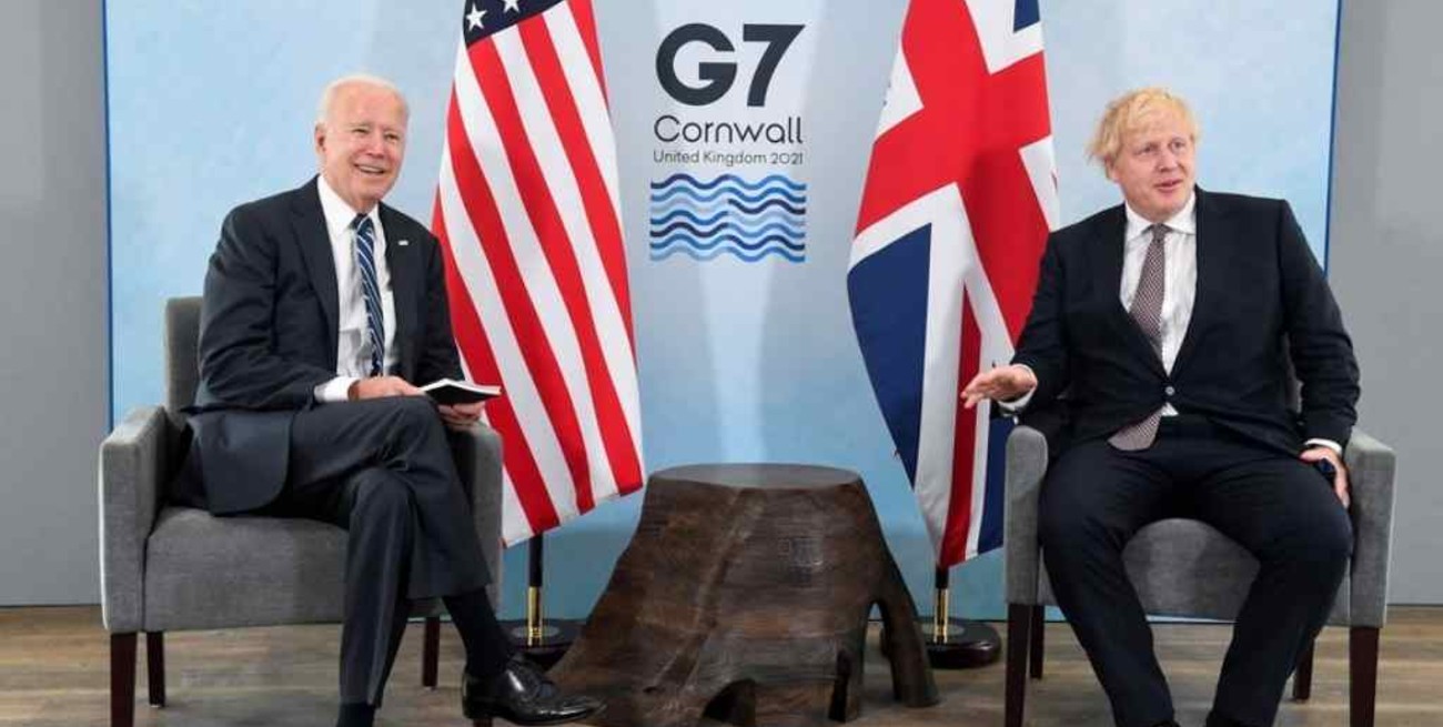 Boris Johnson y Joe Biden cerraron acuerdos sobre coronavirus y cambio climático antes del G7  