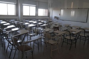 ELLITORAL_148498 |  Archivo El Litoral / Guillermo Di Salvatore Aulas vacías. Mañana arranca el segundo paro de 48 horas decretado por Conadu Histórica. Repercutirá en la UNL.