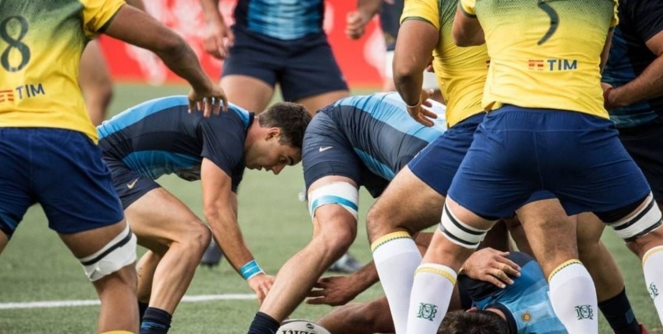 Argentina XV goleó 40 a 15 a Brasil en su segundo partido en el Sudamericano de rugby