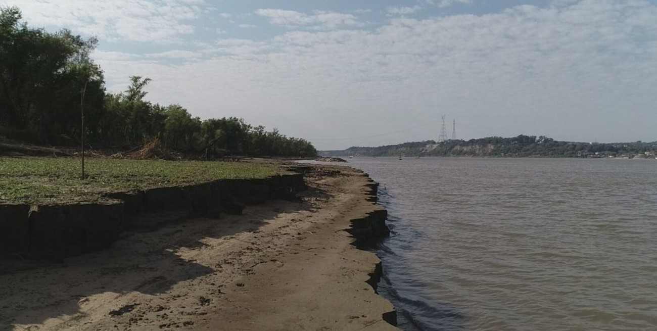 El río Paraná continúa bajando en Entre Ríos